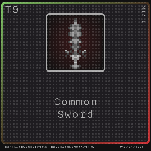 Gear for your quests - Sword #12 static token preview