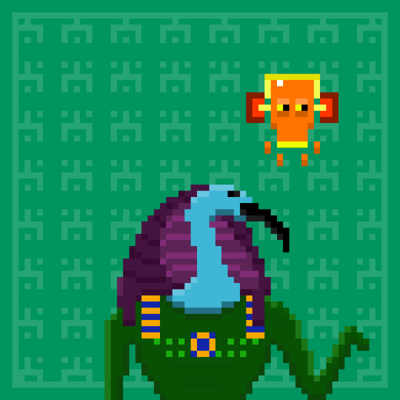 Minor Egyptian gods #2 static token preview