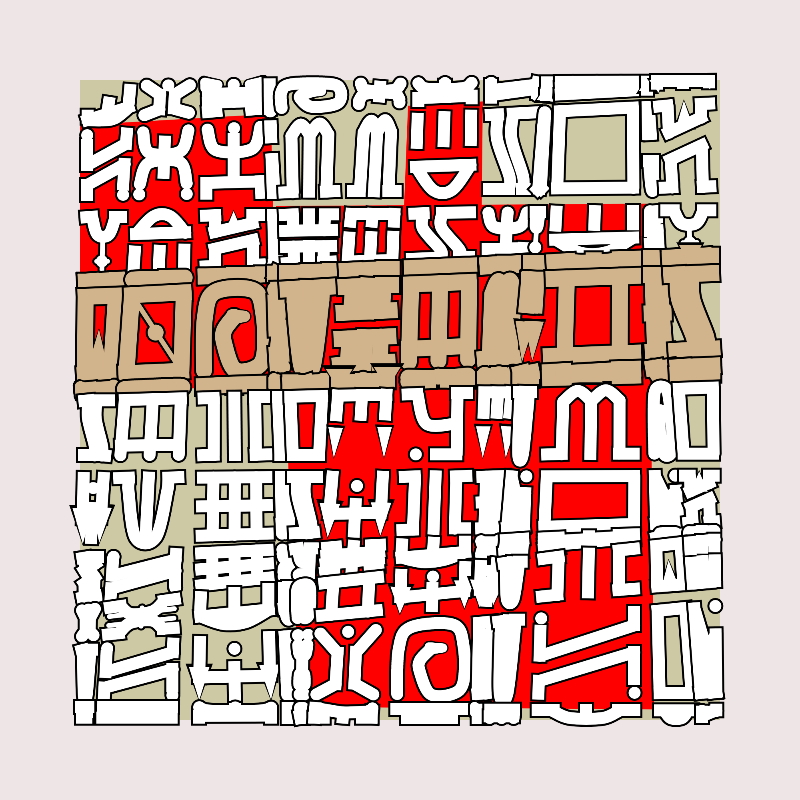 "Alphabetic ancestral signs" - (Matrix v3) #17 static token preview