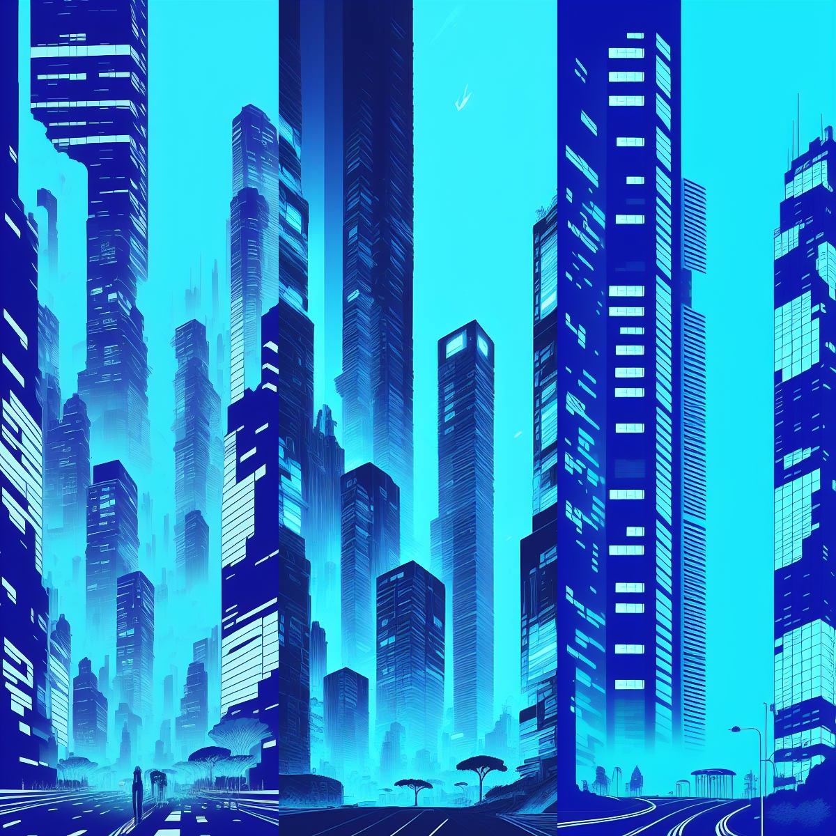 Blue City #1 static token preview