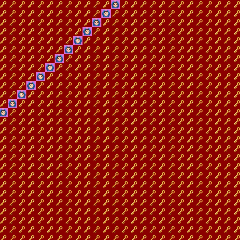 Elementary Cellular Emoji Automata #258 static token preview