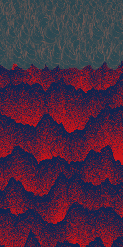 Clouds over the Mountains #127 static token preview