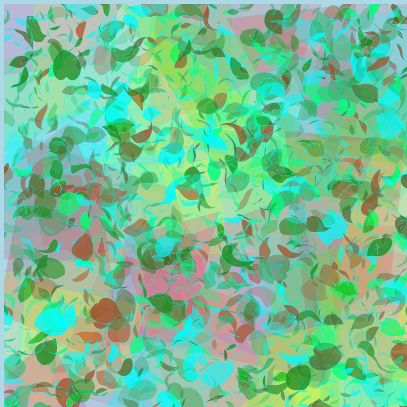 Leaves and glasses #20 static token preview
