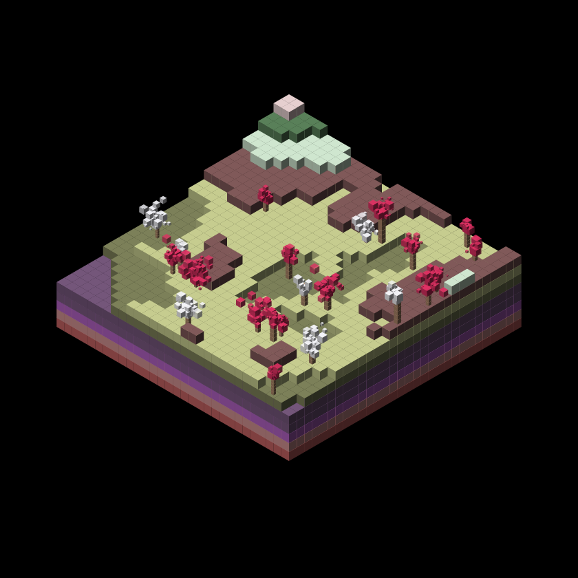 Pixel Topography #4 static token preview
