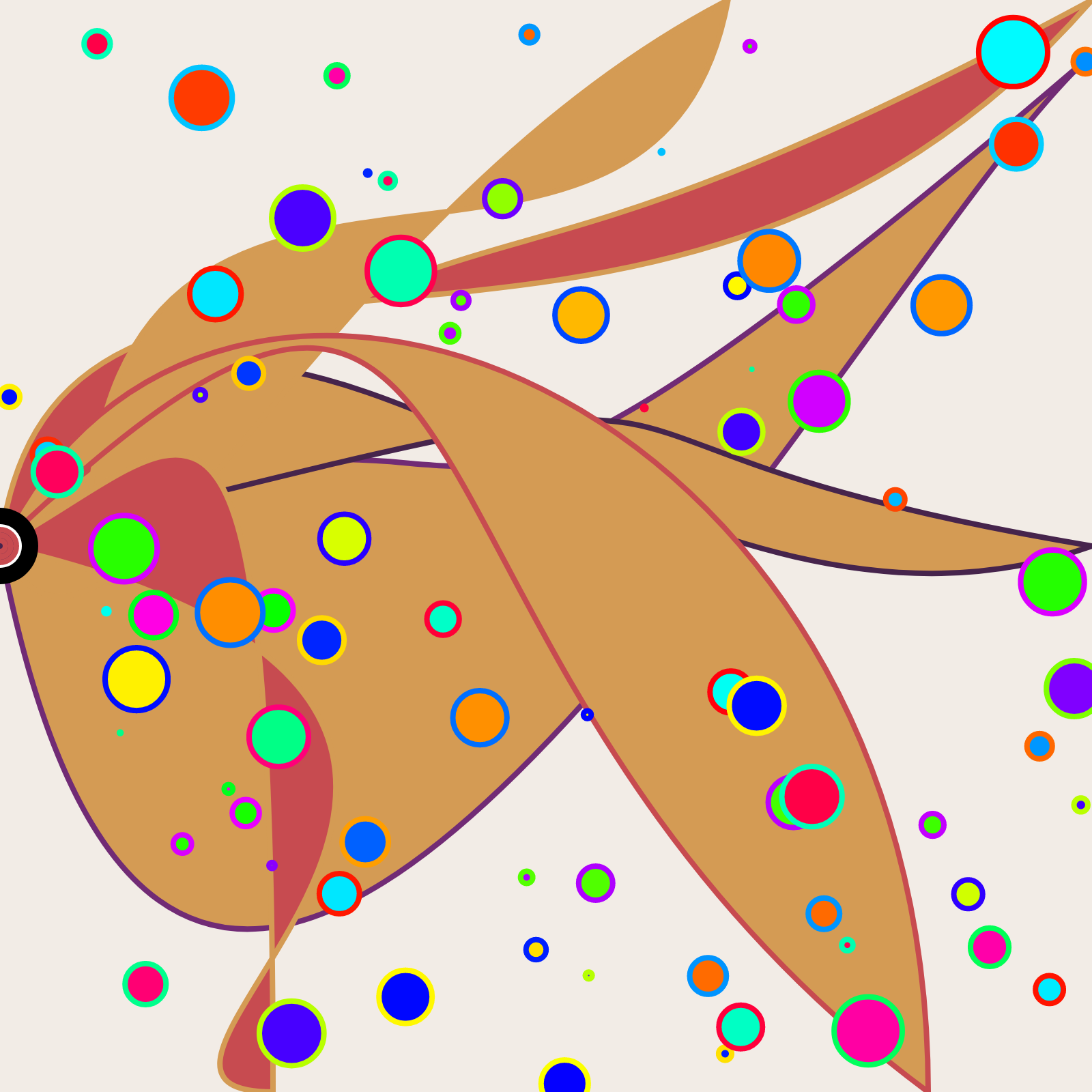 Bubbles in a Bezier Sea #7 static token preview