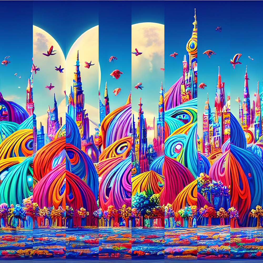 AI Psychedelic Candy #11 static token preview