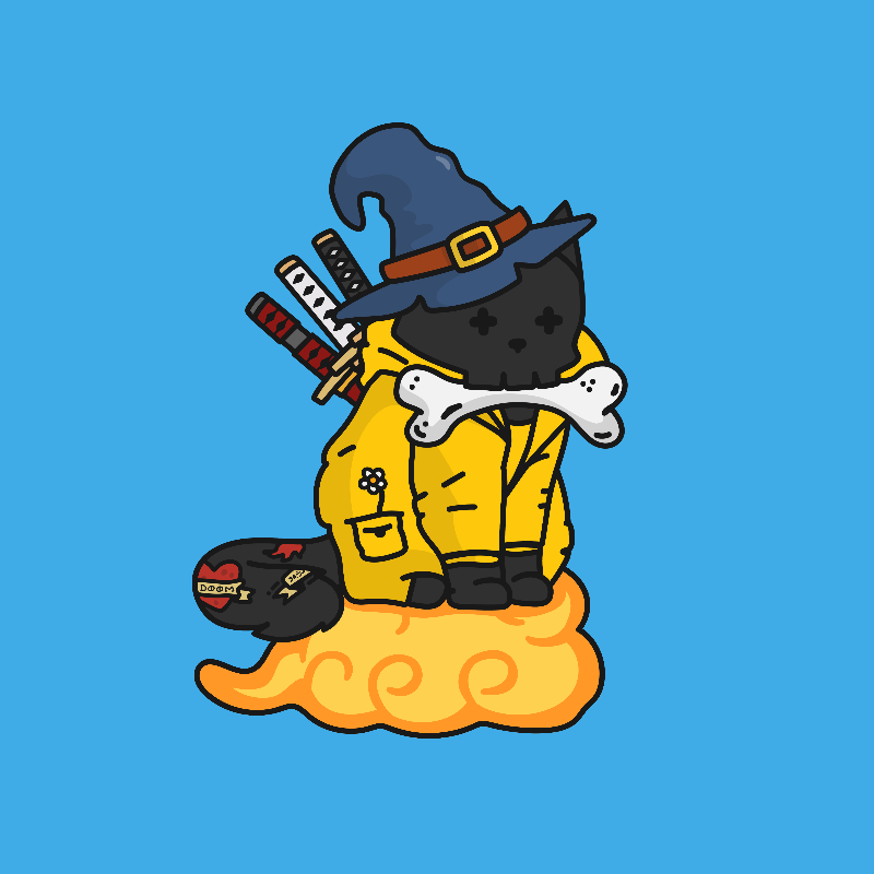DOOMKATS #164 static token preview