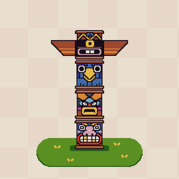 Tiki Totem #17 static token preview