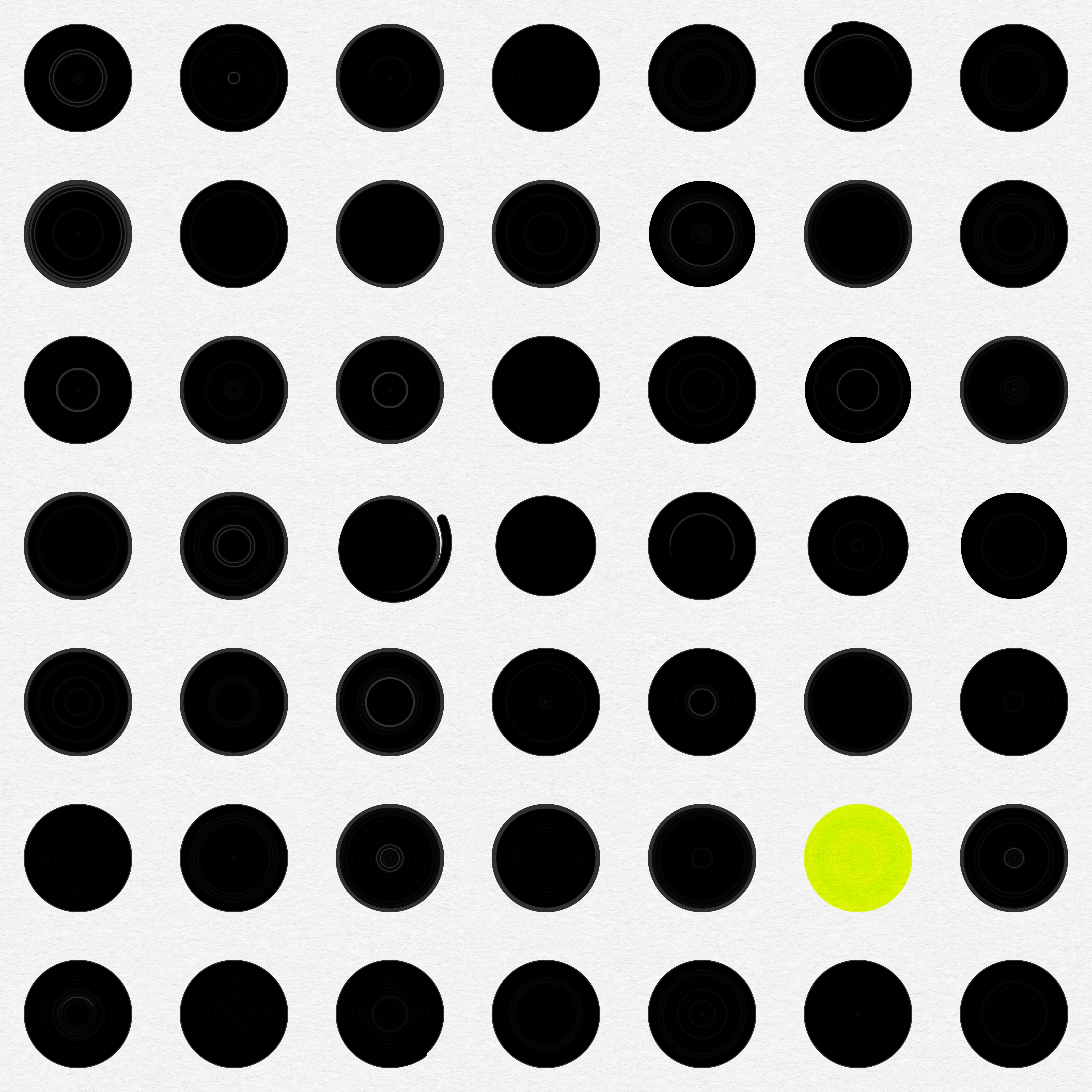 M'Fing Dots on a M'Fing Grid #6 static token preview