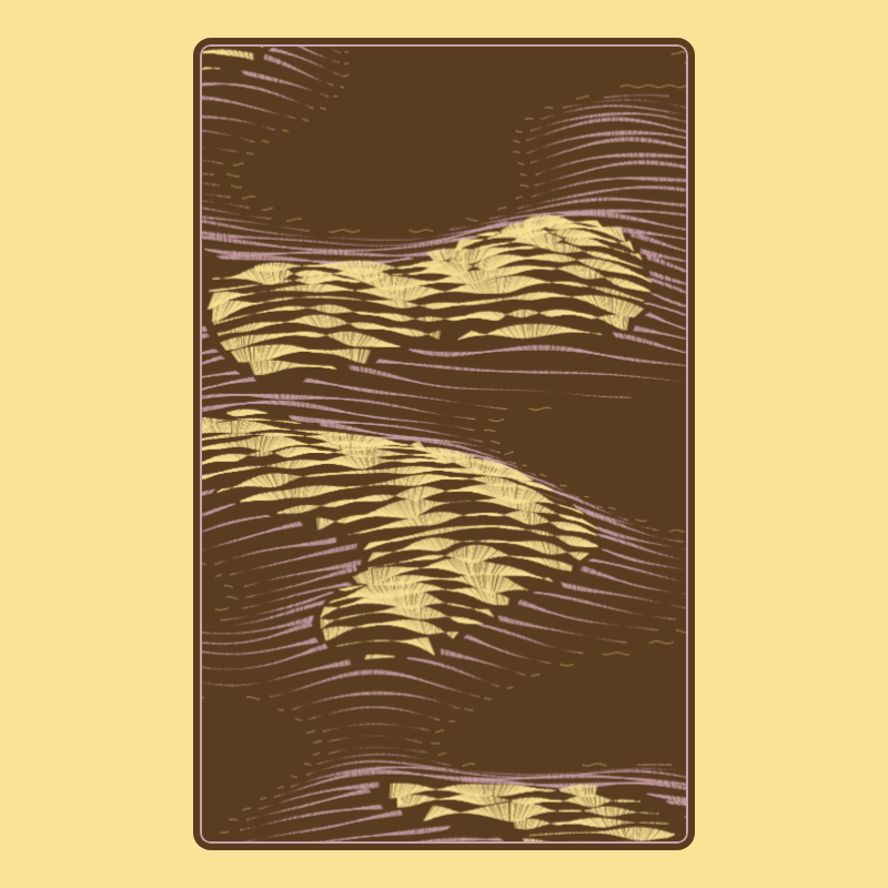 Topographic Playing Card #5 static token preview