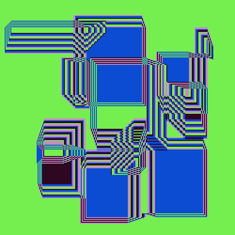 Superimposed Rectangles #19 static token preview