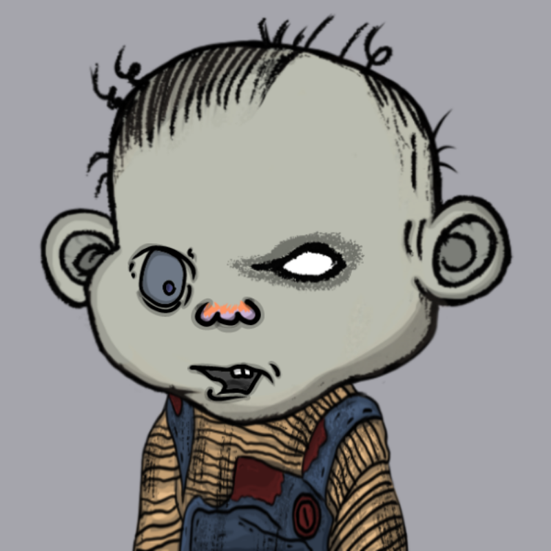 Creepy Dolls #18 static token preview