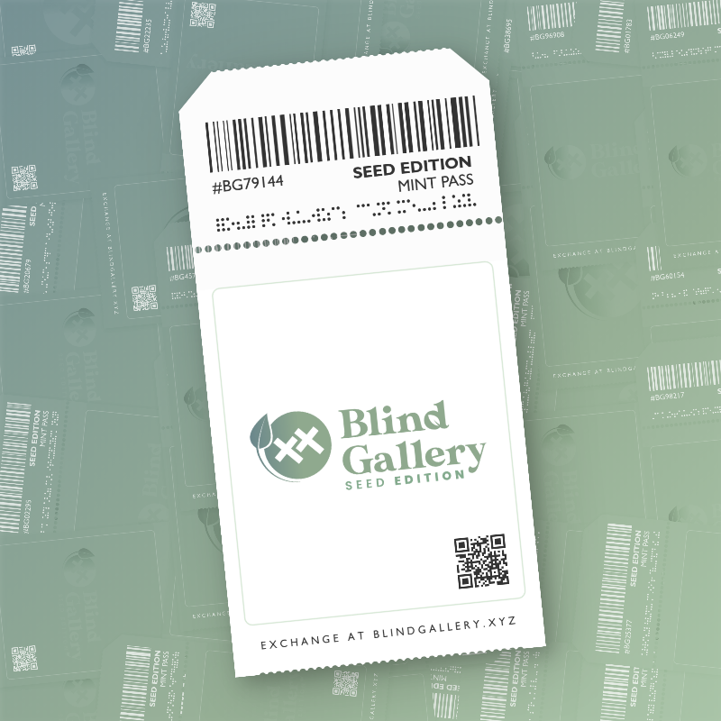 Blind Gallery Mint Pass (Seed Edition) #4 static token preview