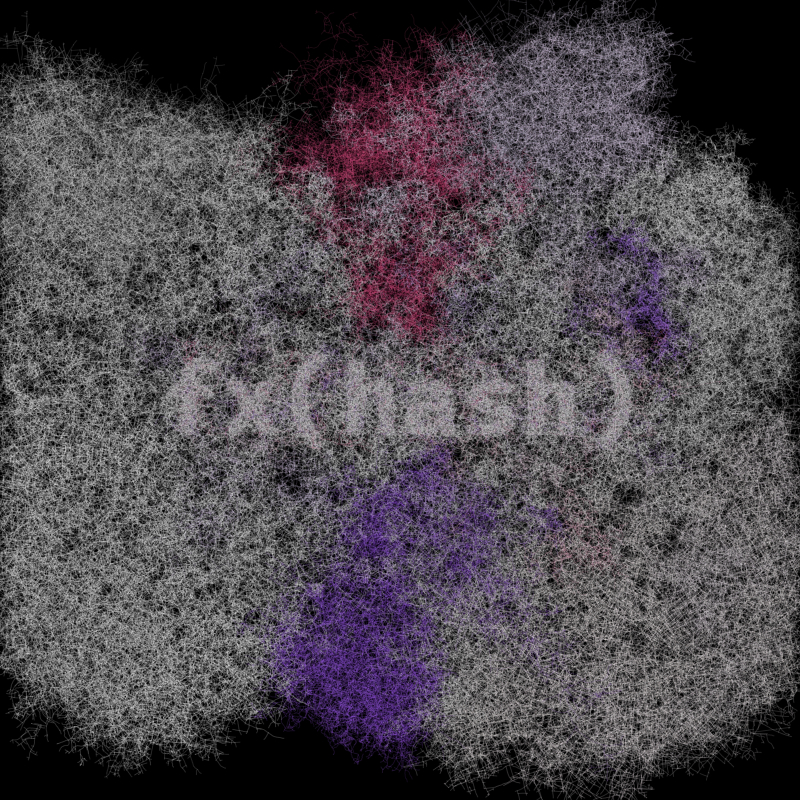 FXHASH Generative Logo #715 static token preview