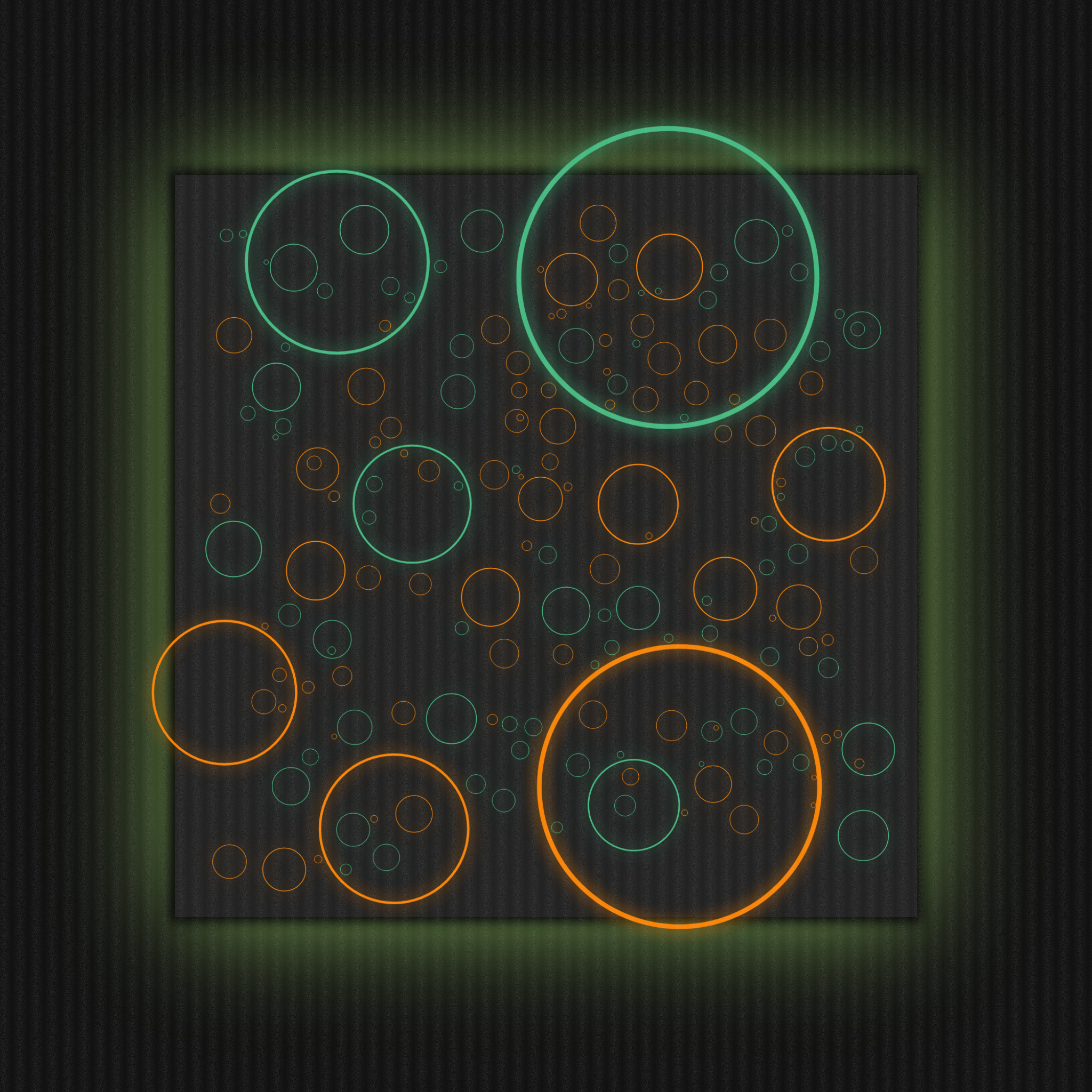 Nevercolliding Circles #16 static token preview