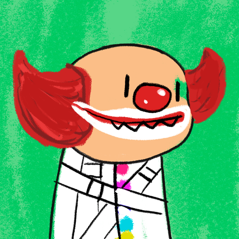 Peculiar clown #3 static token preview