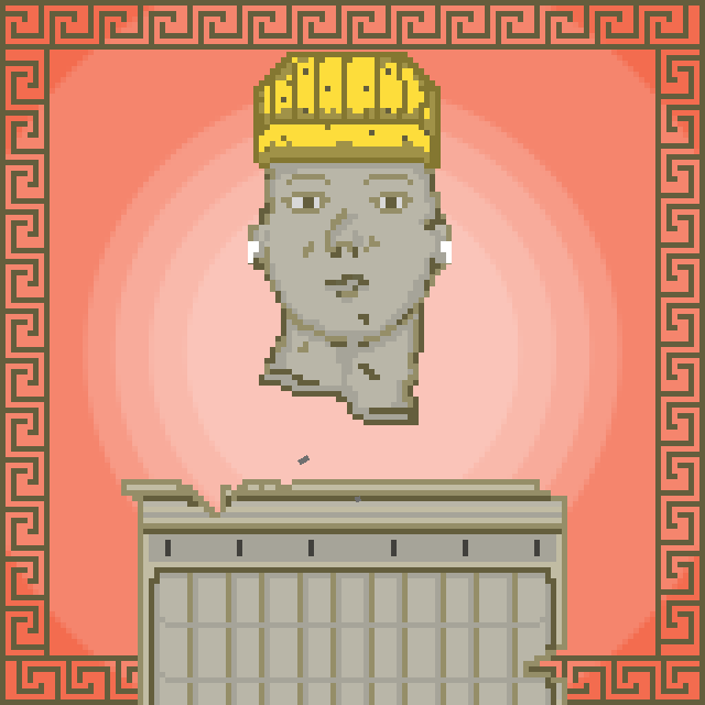 Stone Headz #8 static token preview
