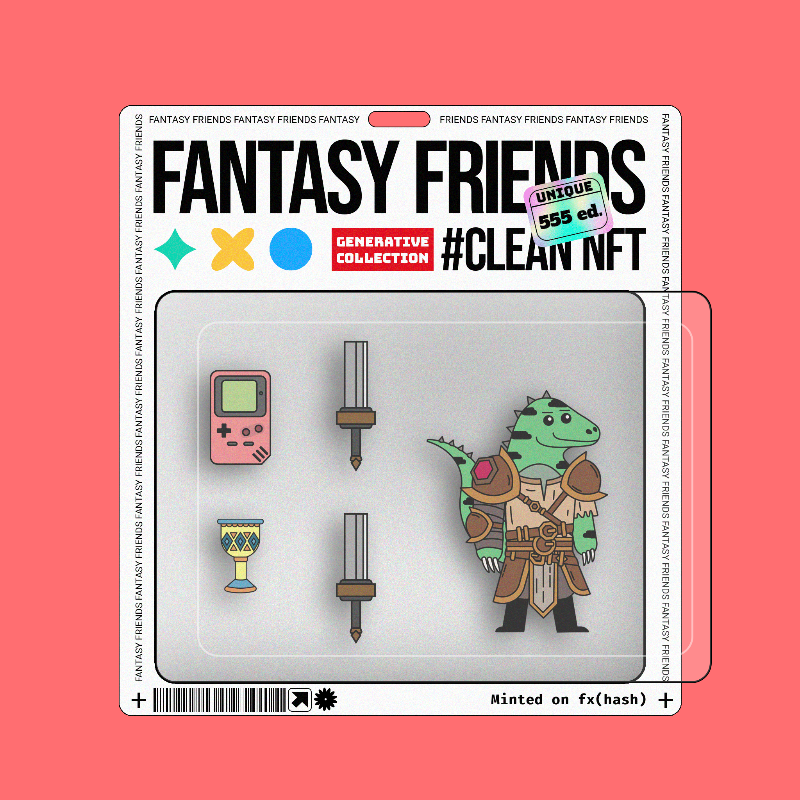 Fantasy Friends #4 static token preview