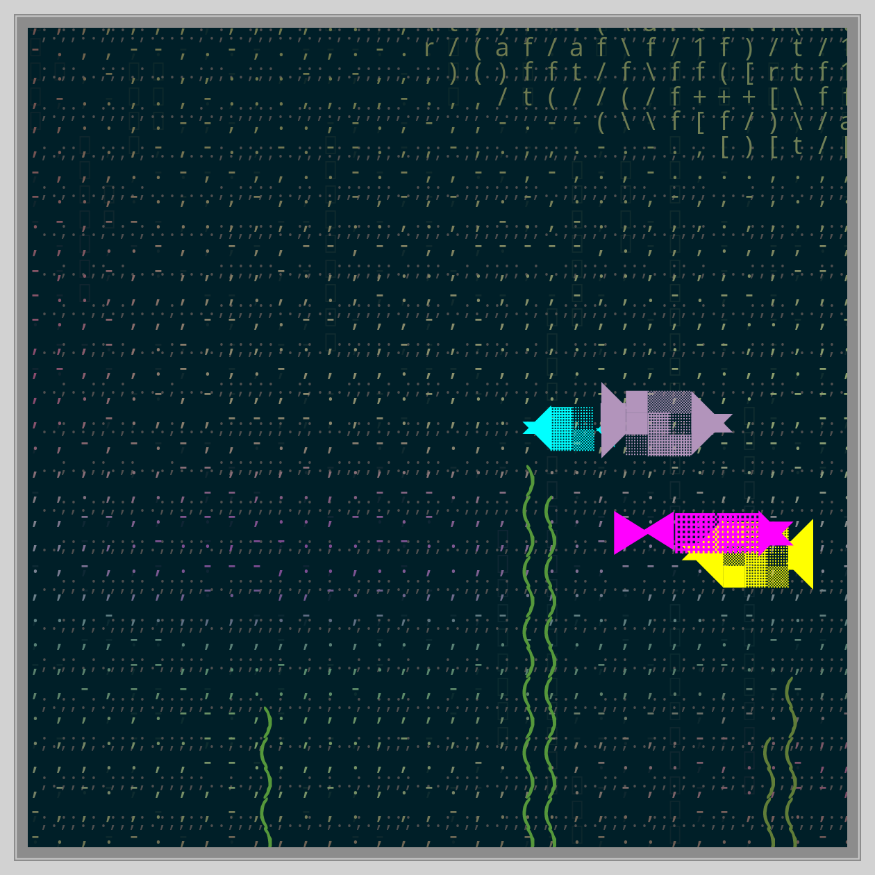 Ascii Quarium #8 static token preview