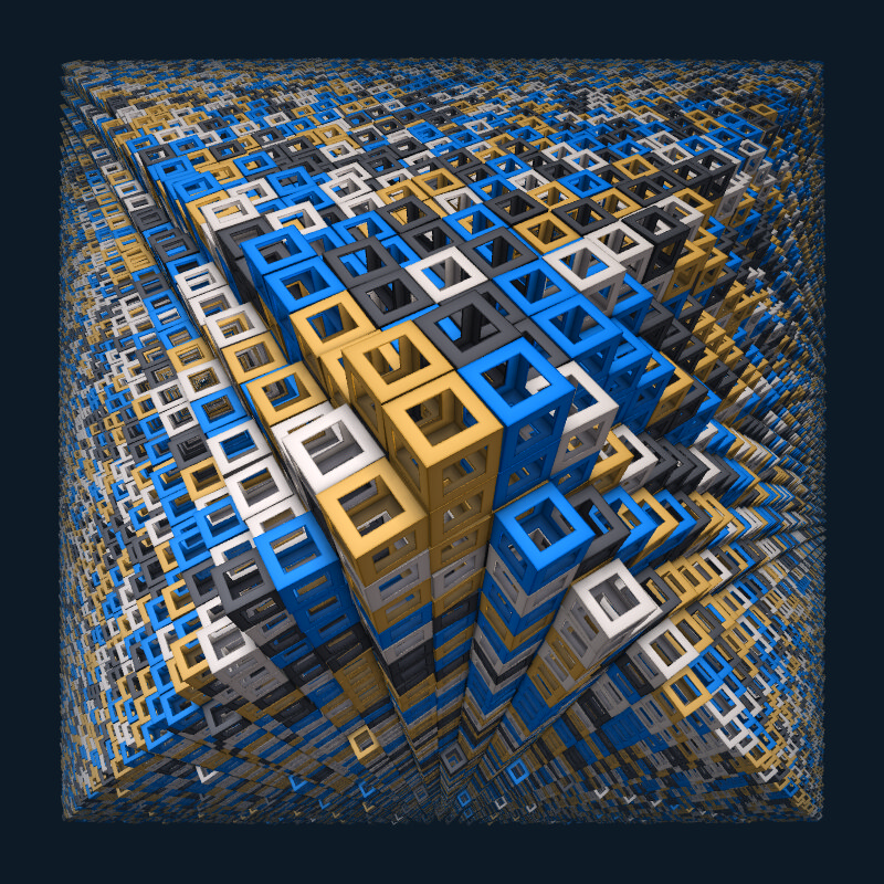 Frusted Cubes #1 static token preview