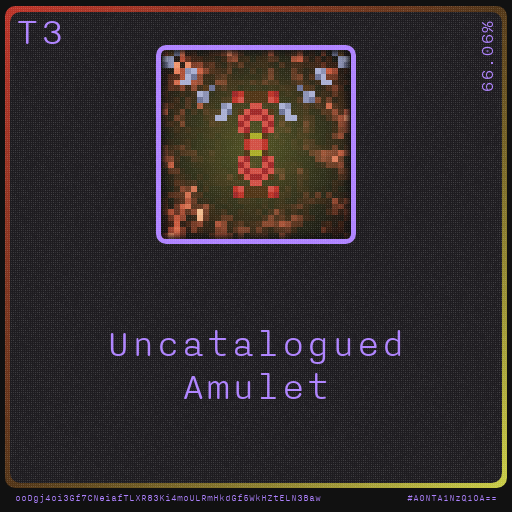 Gear for your quests - Amulet #24 static token preview