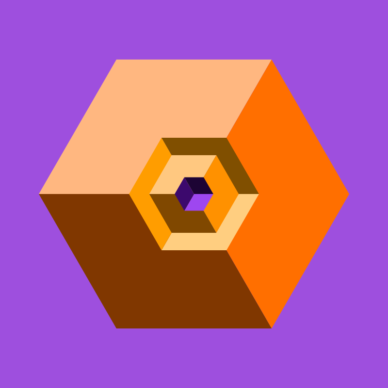 Hexagones - Art for Bots #26 static token preview