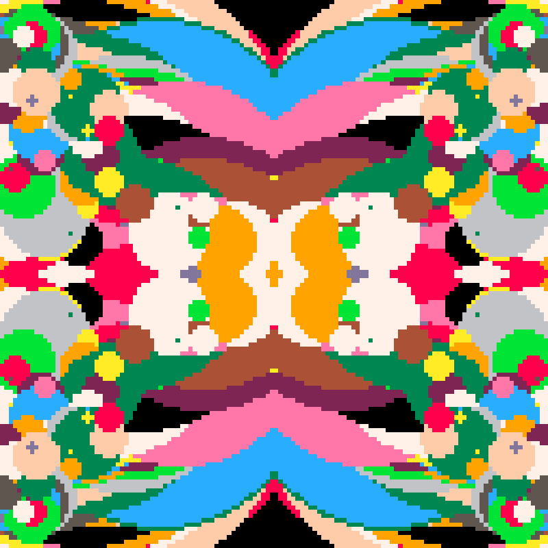 Rapid Psychedelic Inkblot Test Generator #16 static token preview
