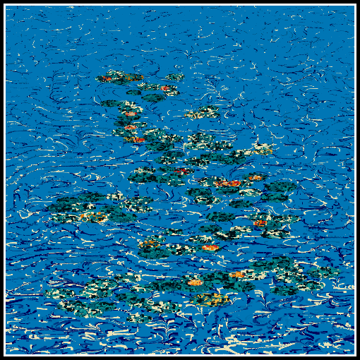 Polluted water lilies #9 static token preview