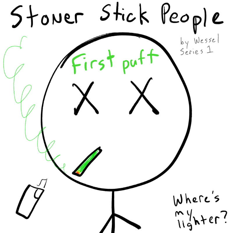 Stoner Stick People #16 static token preview