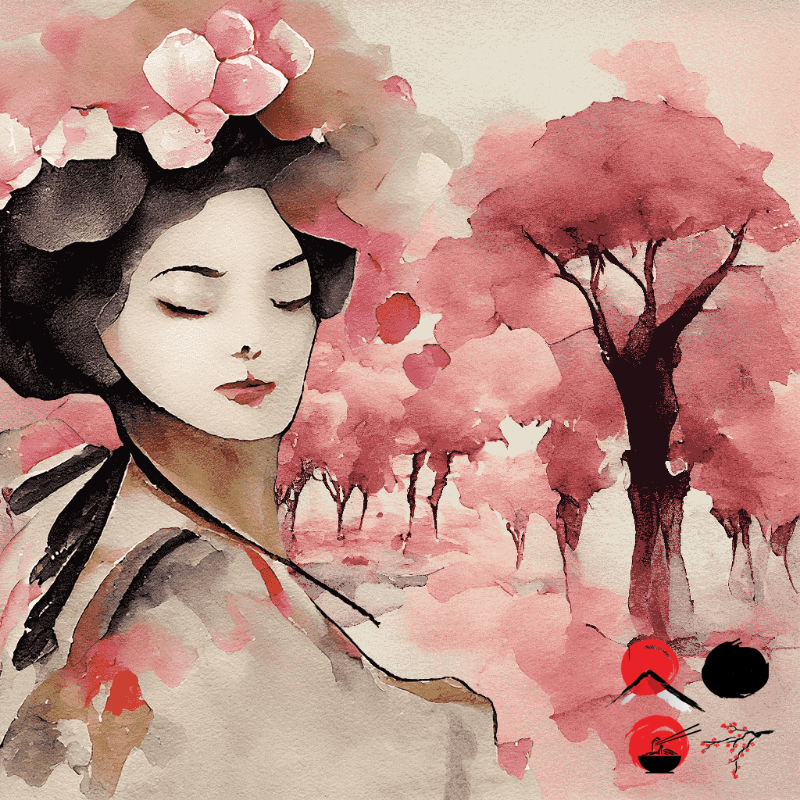 Pink Geisha #14 static token preview