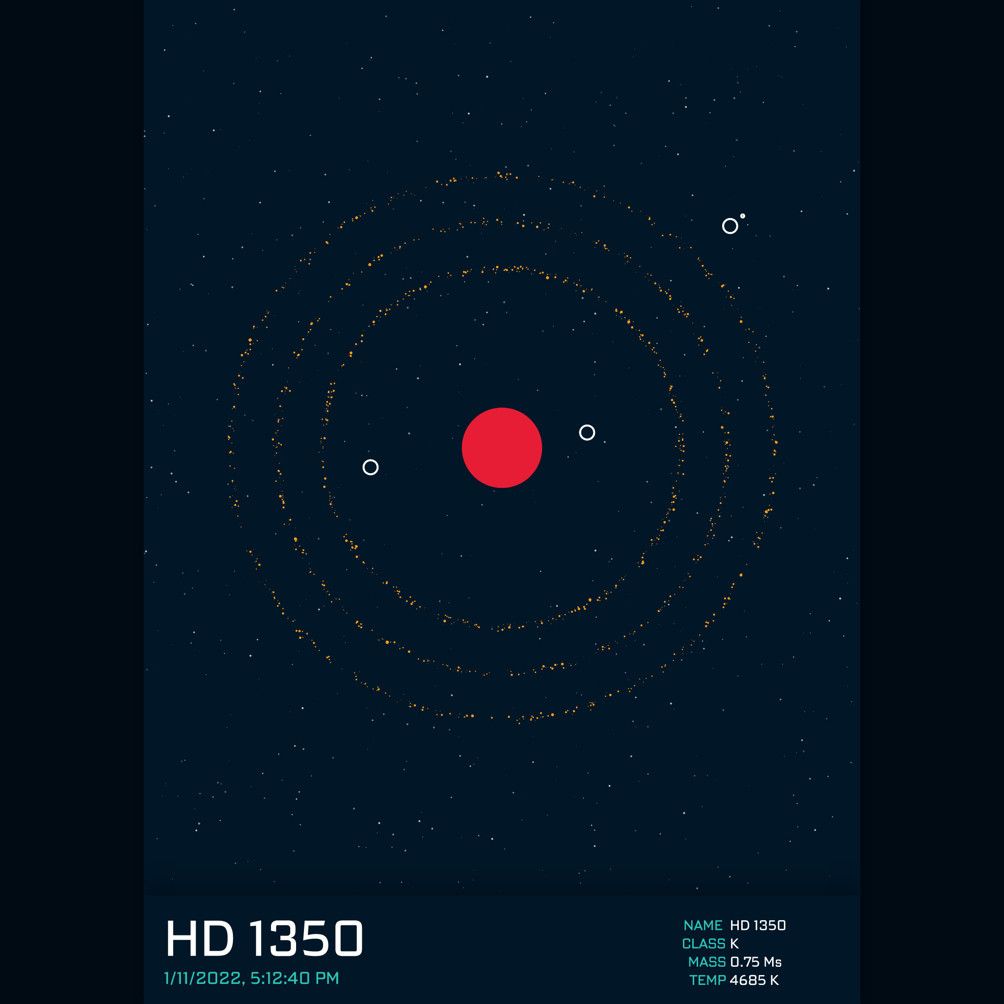 PLANETARY SYSTEM #8 static token preview