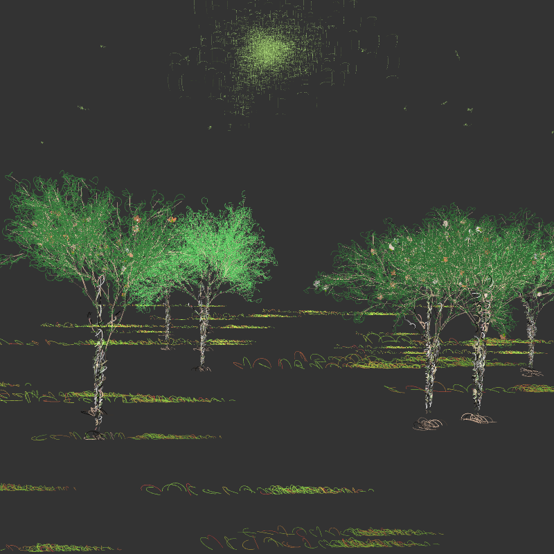 Black winter forest #4 static token preview