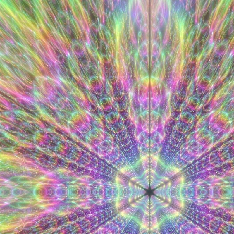 Fluorescent Hexagram #14 static token preview