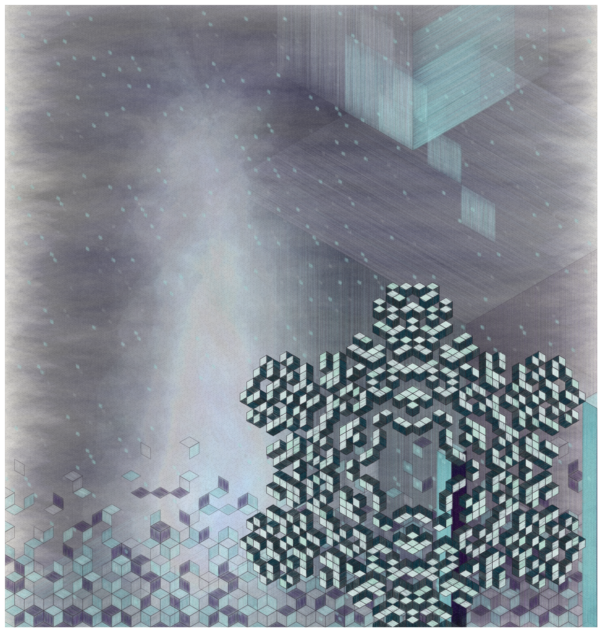View From Our Window Depicted In Rhombuses #22 static token preview