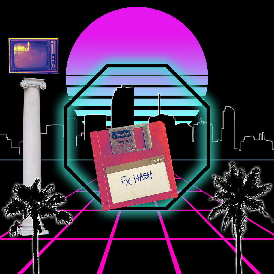 S Y N T H W A V E Nightlife Generator #71 static token preview