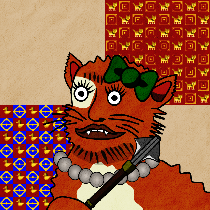 Famous Medieval Cat #10 static token preview