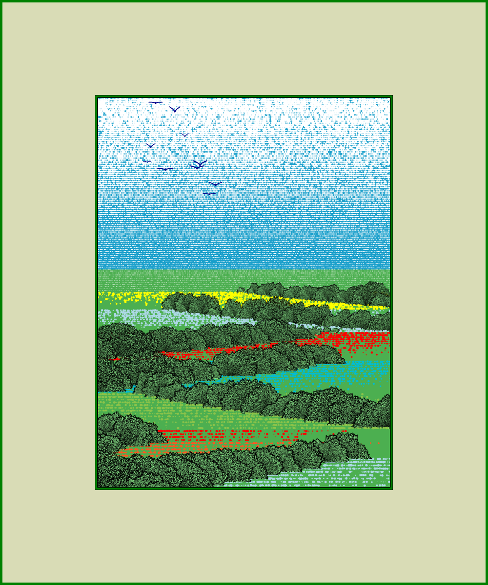 Fields of flowers #20 static token preview