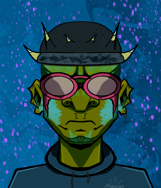 The alien who #12 static token preview