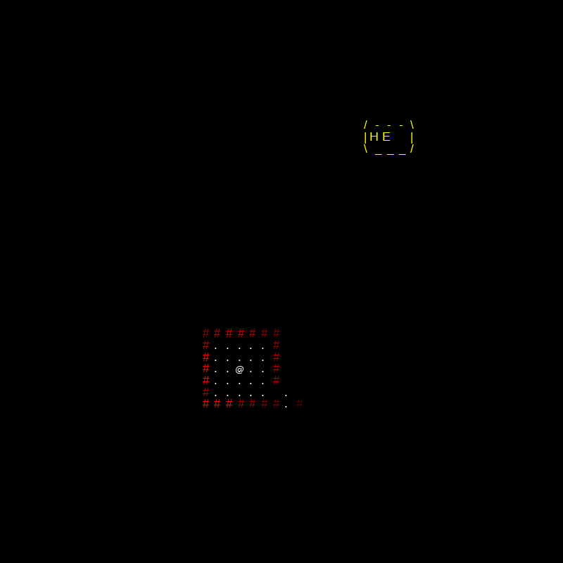 ascii dungeons horror #6 static token preview