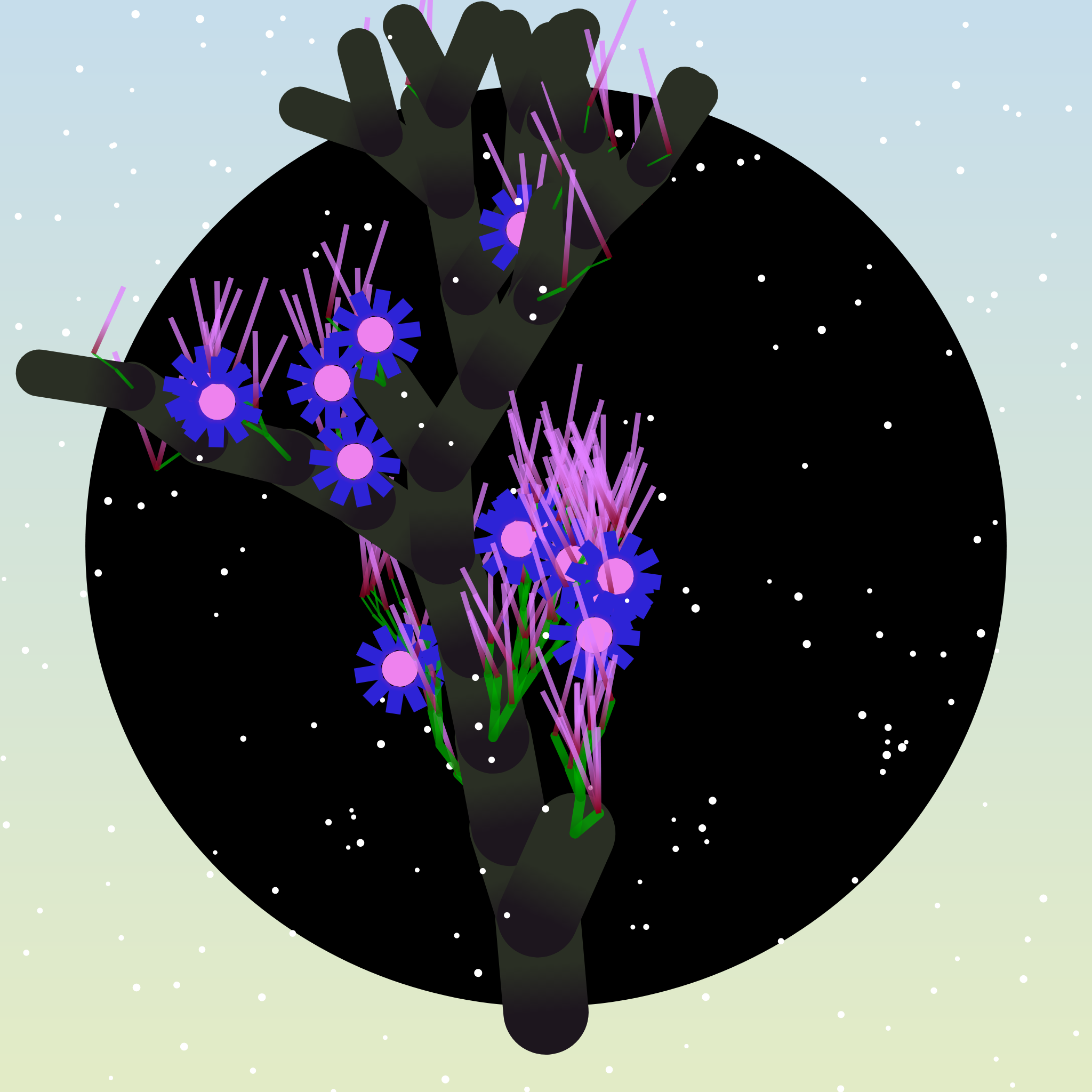 Some generative winter trees #17 static token preview