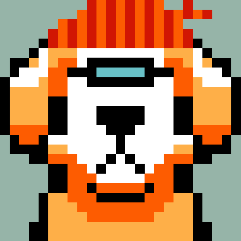 Pixel Dog #8 static token preview
