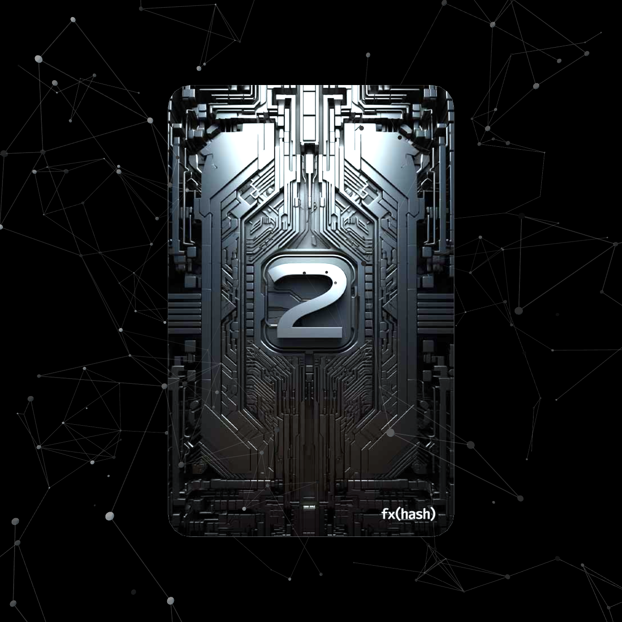 FXHash 2.0 Card #25 static token preview