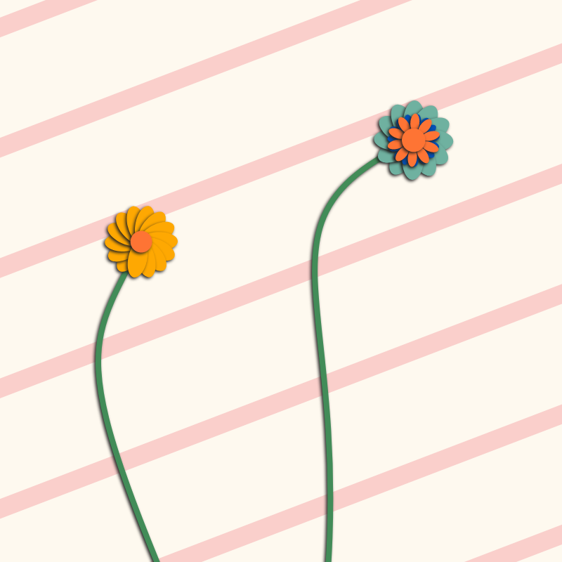 paper flowers #4 static token preview