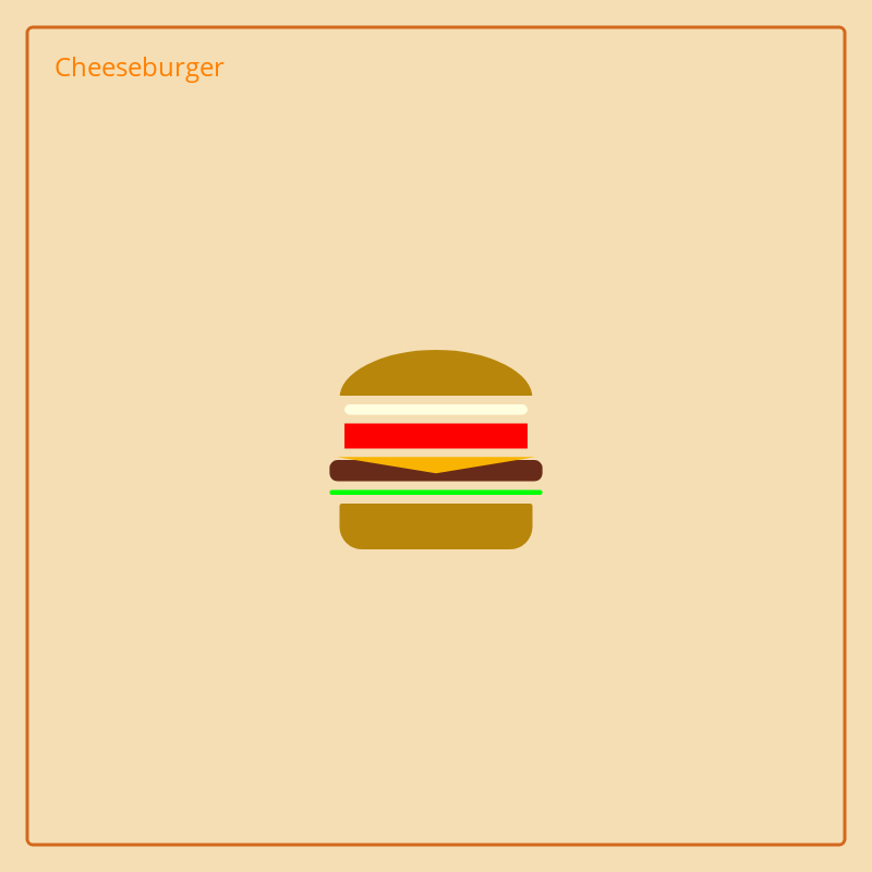 HAMBURGER!! #14 static token preview