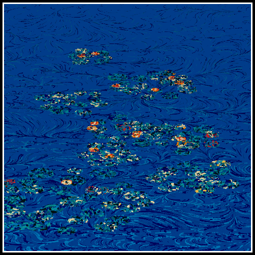 Polluted water lilies #4 static token preview