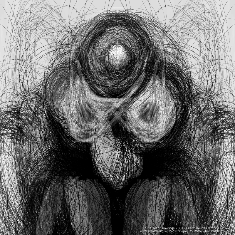 One Tezo Drawings #1 static token preview