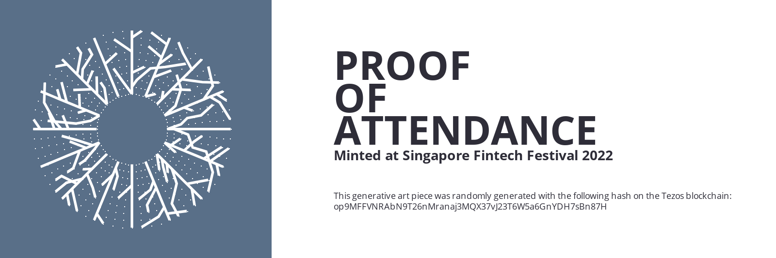 SFF2022 Proof of Attendance Token #1363 static token preview
