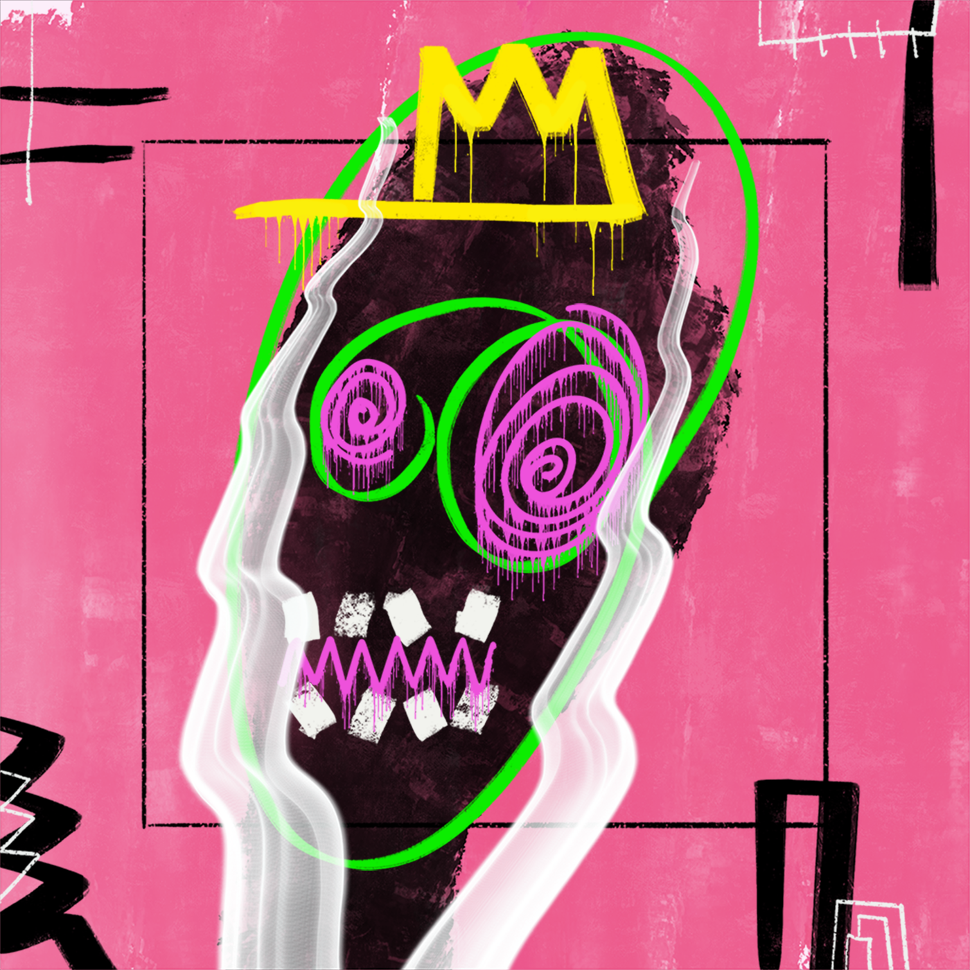 SCREAM HEADDS #54 static token preview