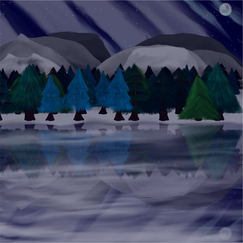 Moony Winter Lake #16 static token preview
