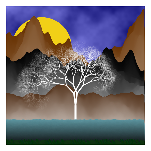 Landscape #7 static token preview
